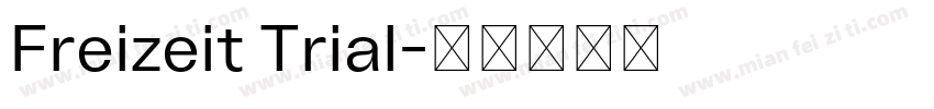 Freizeit Trial字体转换